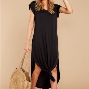 Black Tie Maxi Dress